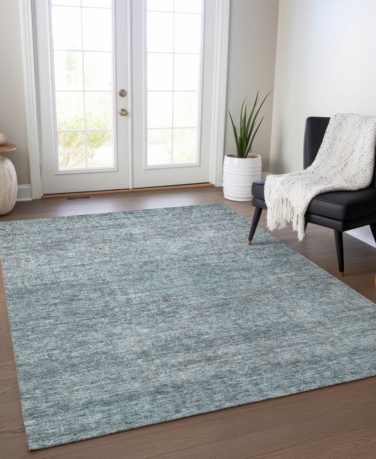 Addison Chantille Machine Washable Acn1163 9'x12' Area Rug In Mint