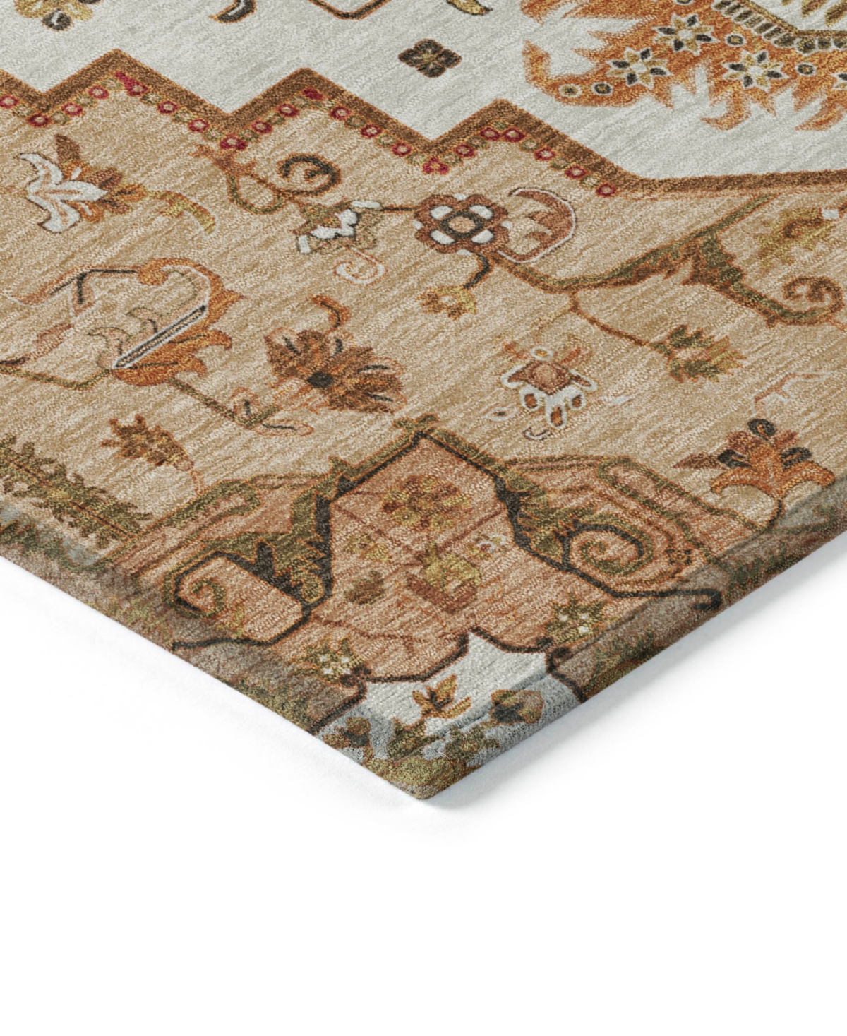 Addison Chantille Mahine Washable Acn1036 2'3"x7'6" Runner Area Rug In Terracotta