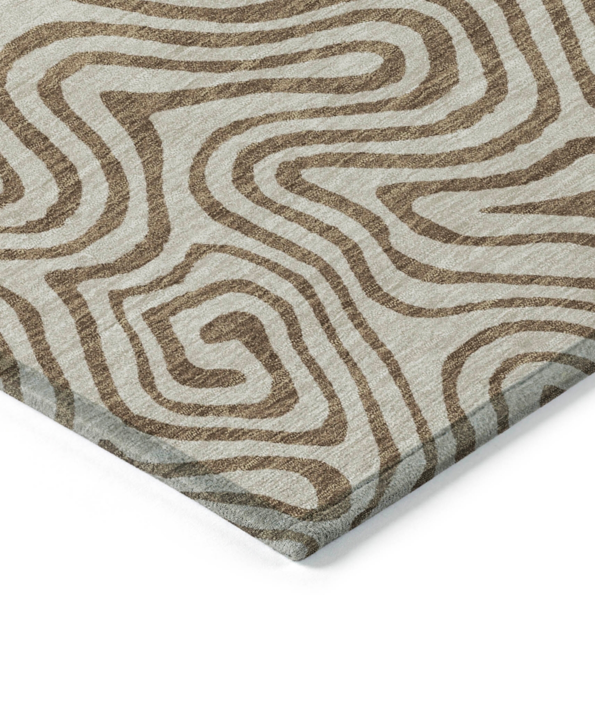Addison Chantille Mahine Washable Acn1031 3'x5' Area Rug In Beige