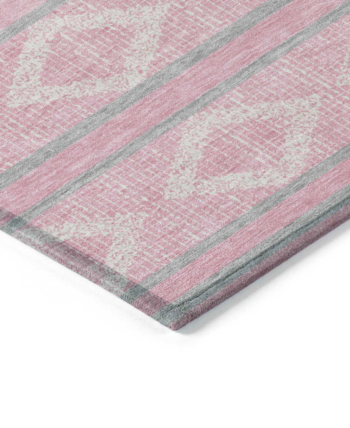 Addison Chantille Mahine Washable Acn1029 8'x10' Area Rug In Pink
