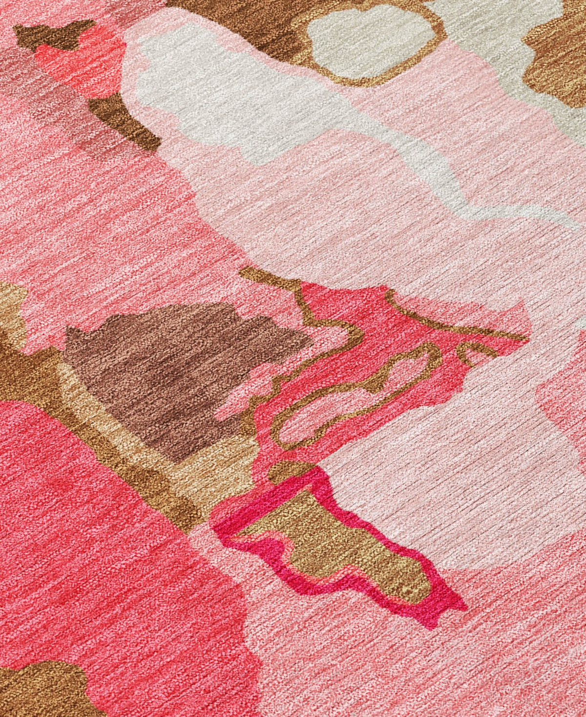 Addison Chantille Mahine Washable Acn1028 2'3"x7'6" Runner Area Rug In Coral