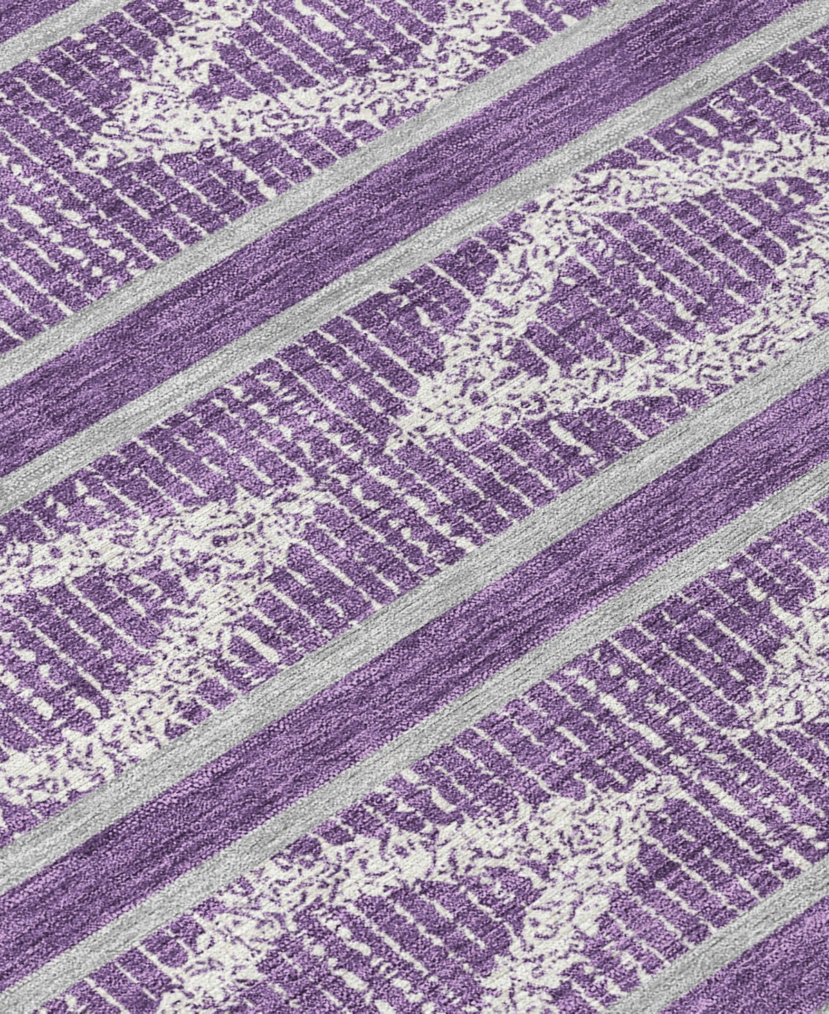 Addison Chantille Mahine Washable Acn1029 9'x12' Area Rug In Purple
