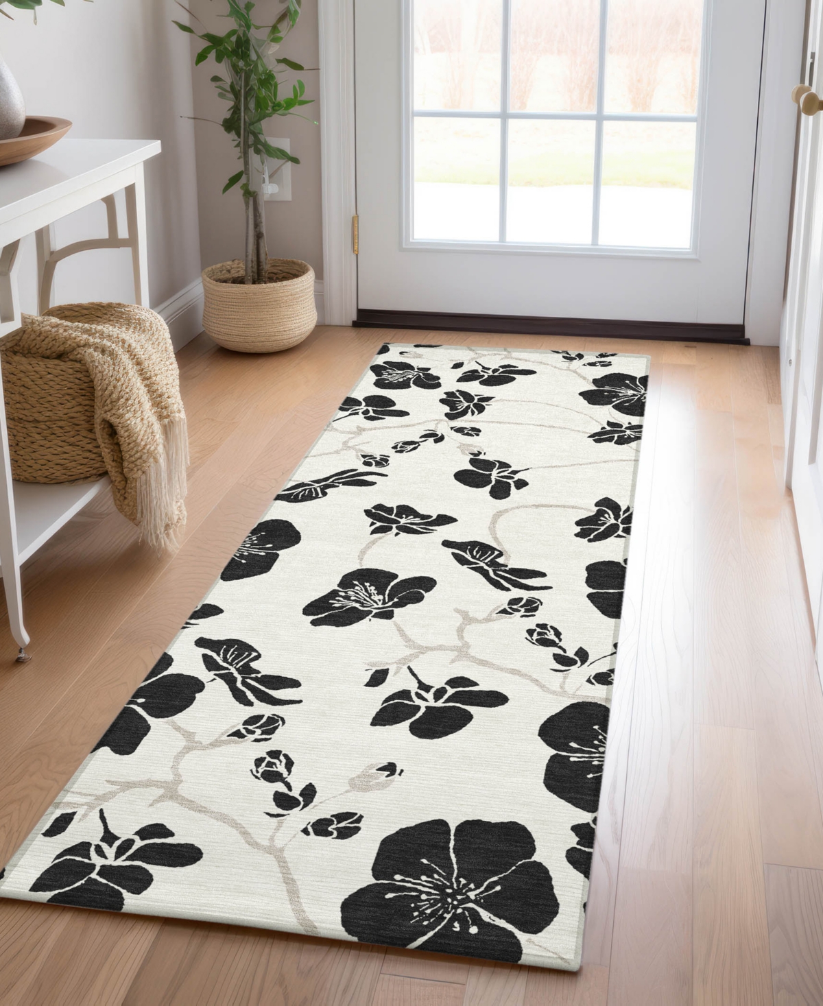 Addison Chantille Mahine Washable Acn1034 2'3"x7'6" Runner Area Rug In Ivory