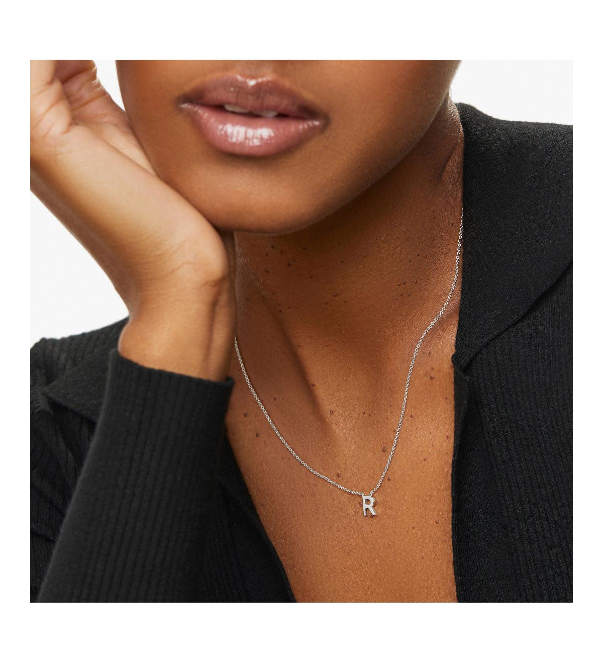 Ana Luisa Silver Initial Necklace - Letter Necklace - Silver initial - letter l