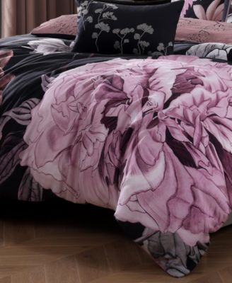 Midnight Meadow Bedding 100% Cotton 5 Piece Queen Size Reversible Comforter Set