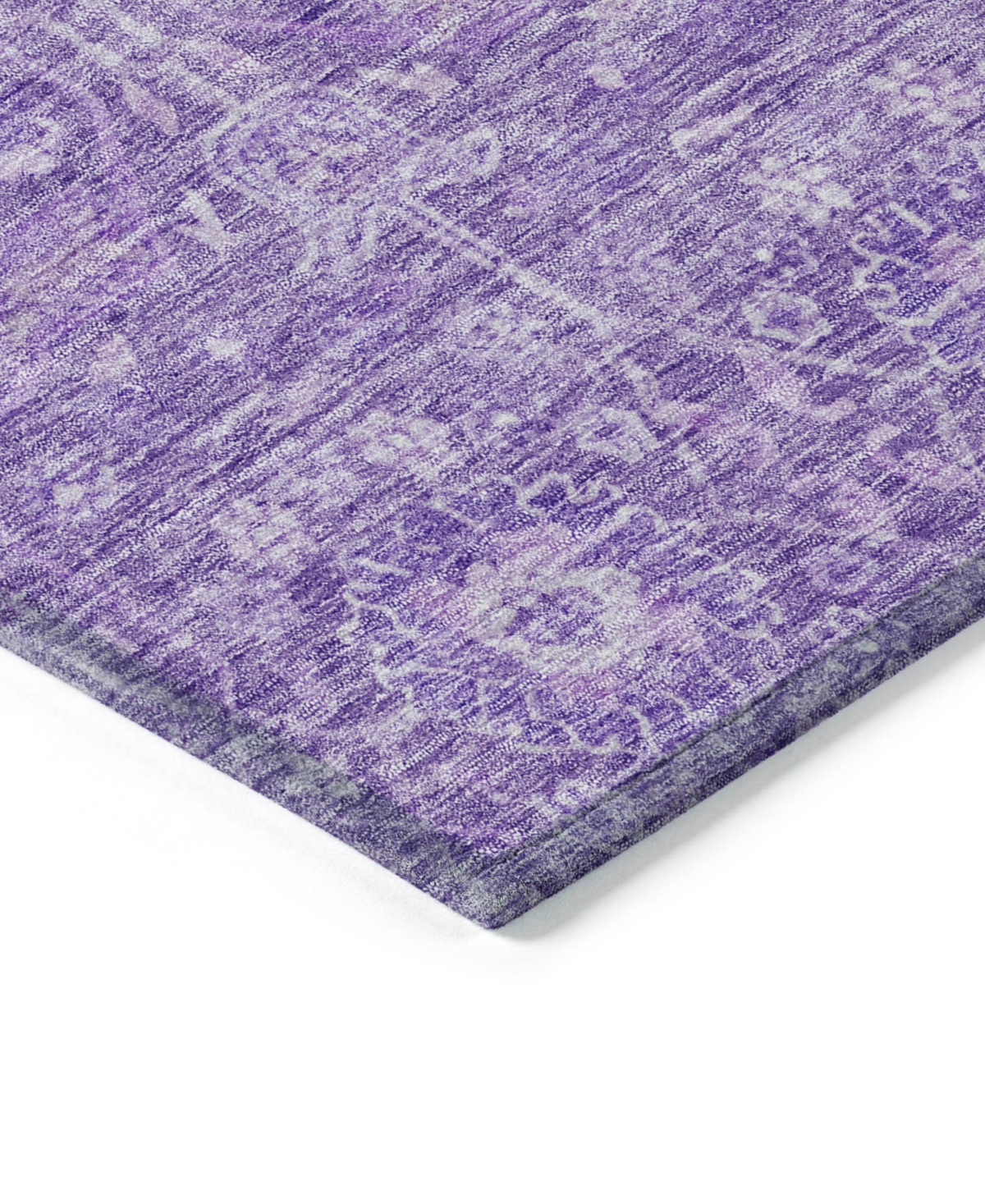Addison Chantille Machine Washable Acn1133 2'3"x7'6" Runner Area Rug In Plum
