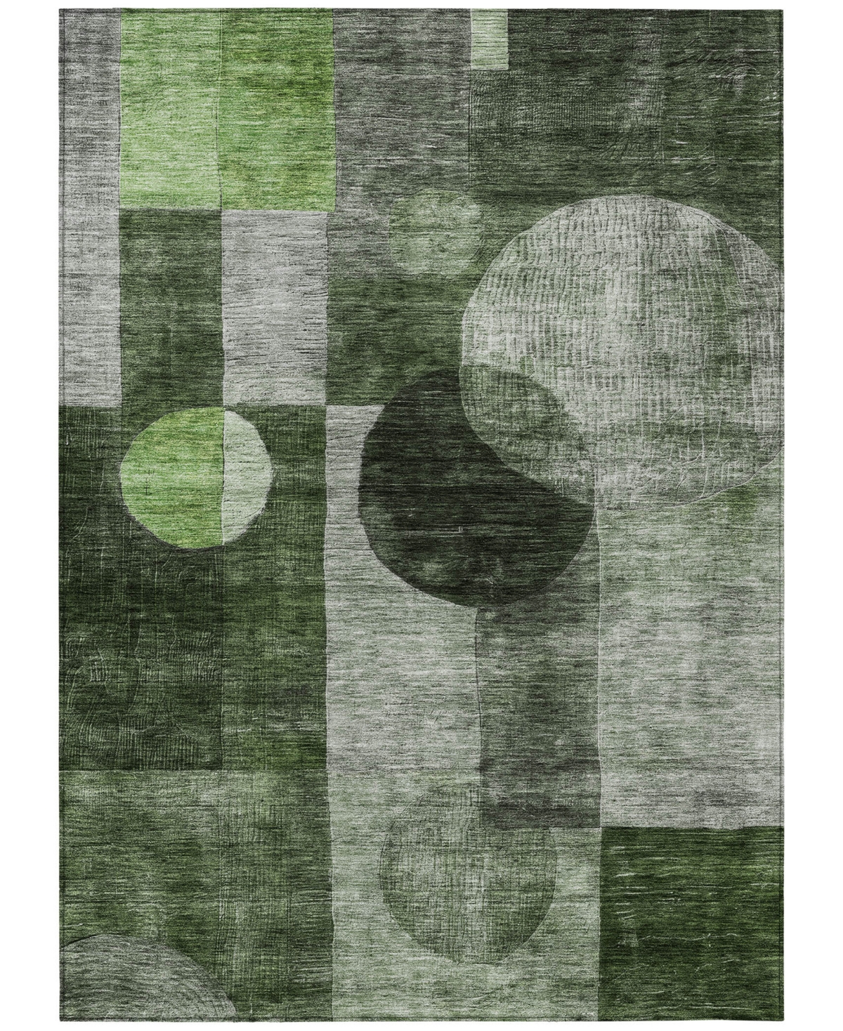 Addison Chantille Machine Washable Acn1114 2'6''x3'10'' Area Rug In Moss