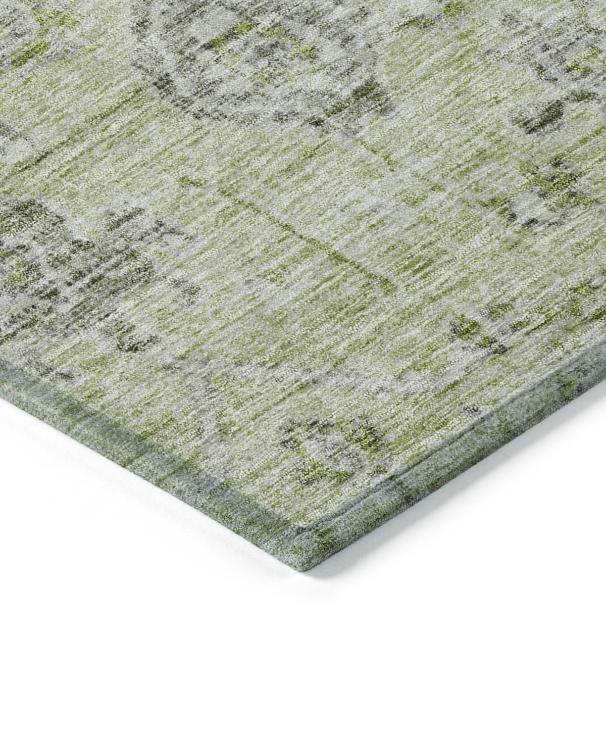 Addison Chantille Machine Washable Acn1110 5'x7'6" Area Rug In Grass
