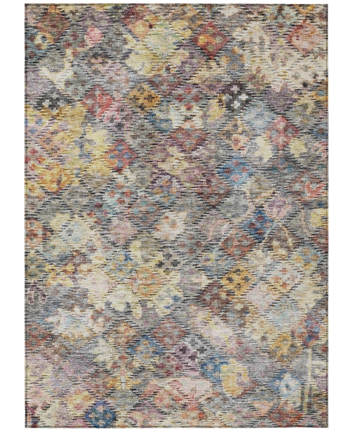 Addison Chantille Machine Washable Acn1109 5'x7'6" Area Rug In Gold