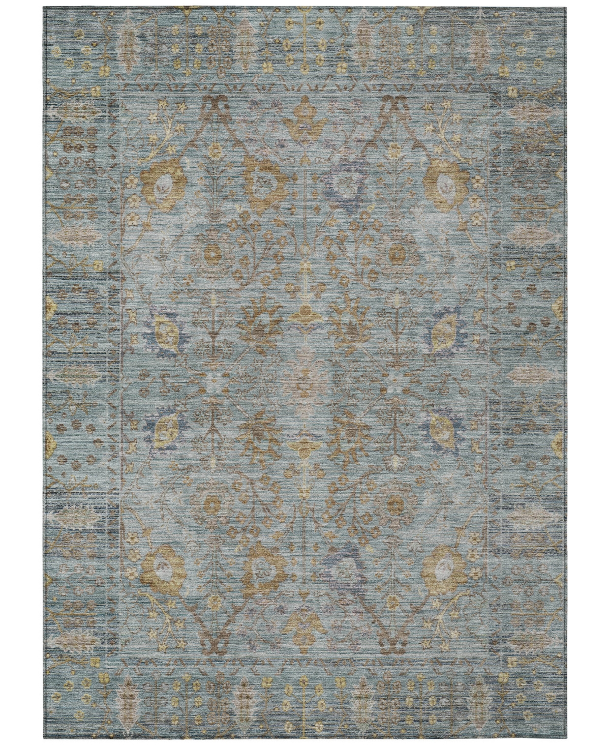 Addison Chantille Machine Washable Acn1106 3'x5' Area Rug In Teal