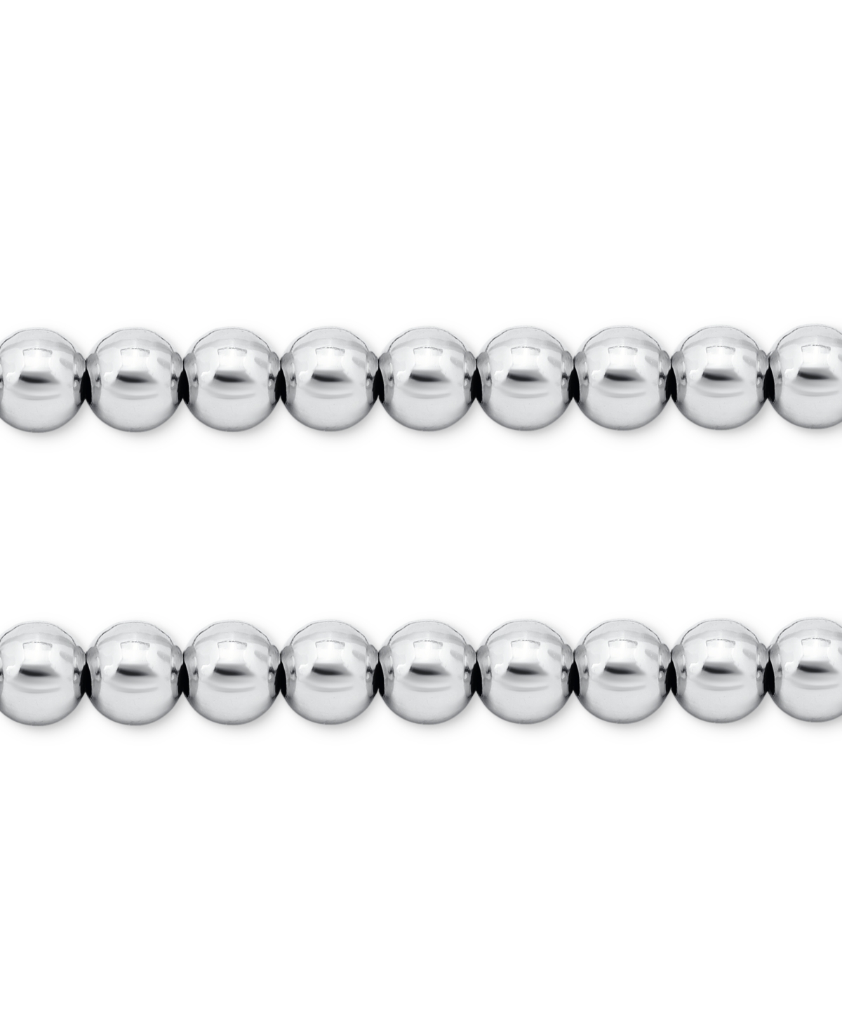 GIANI BERNINI POLISHED BEADED STRETCH BRACELET (6MM) IN 18K GOLD OVER STERLING SILVER, EXCLUSIVELY AT MACY'S 