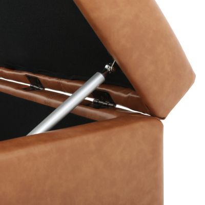 Streamdale CARLSBAD PU STORAGE OTTOMAN