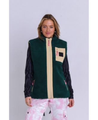 Women's Method Sherpa Vest Dusky Pink