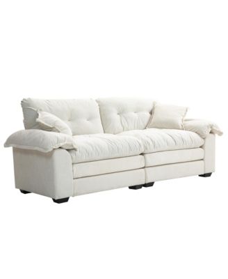 Chenille Recliner Loveseat