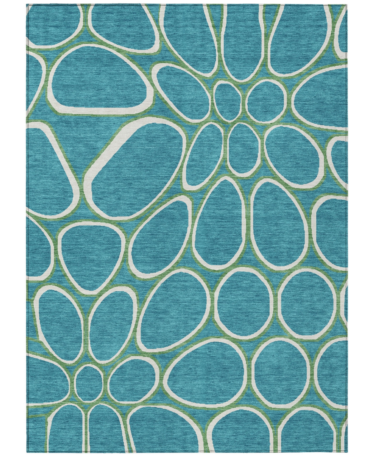 Addison Chantille Machine Washable Acn1041 9'x12' Area Rug In Teal
