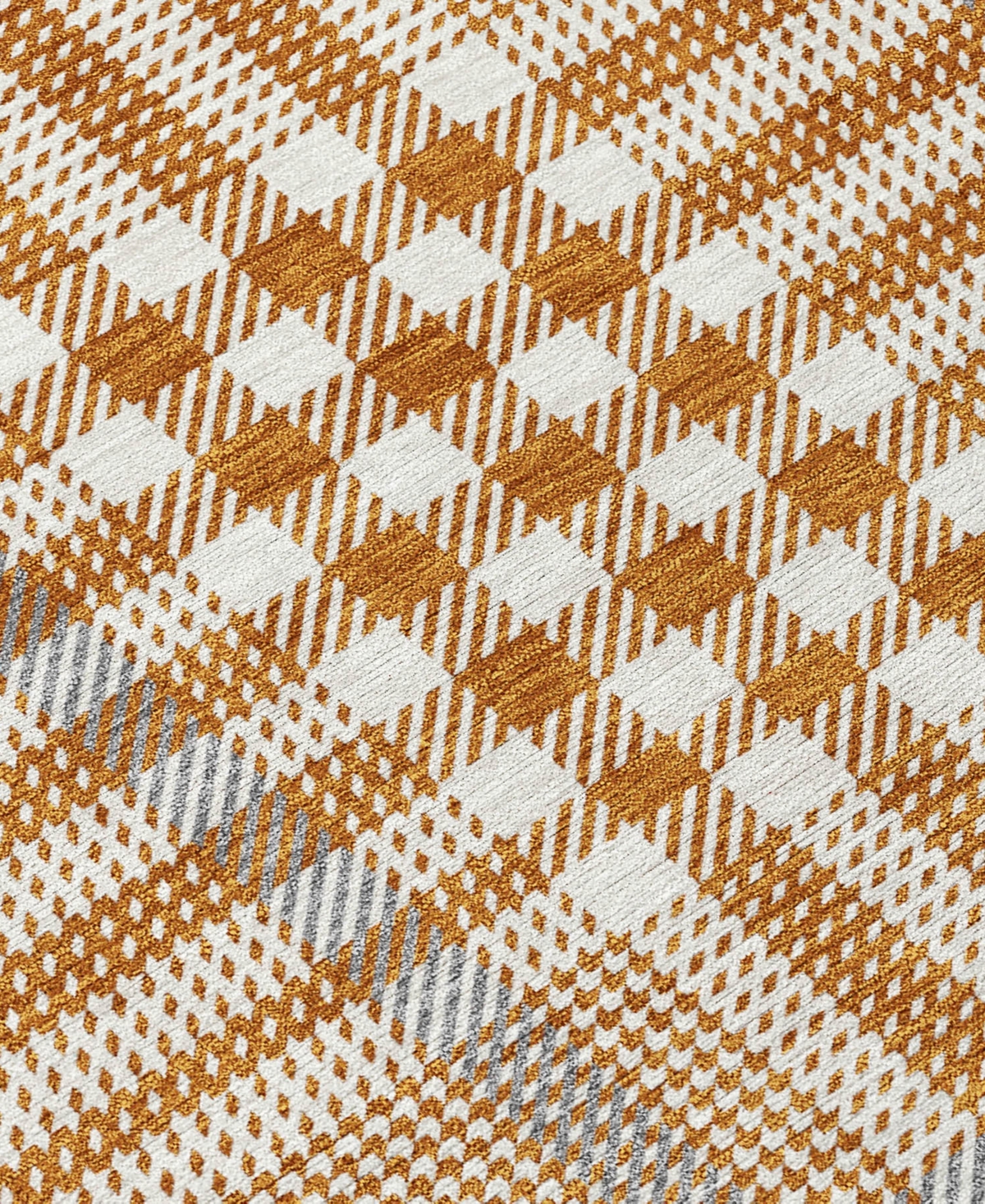 Addison Chantille Mahine Washable Acn1054 9'x12' Area Rug In Paprika