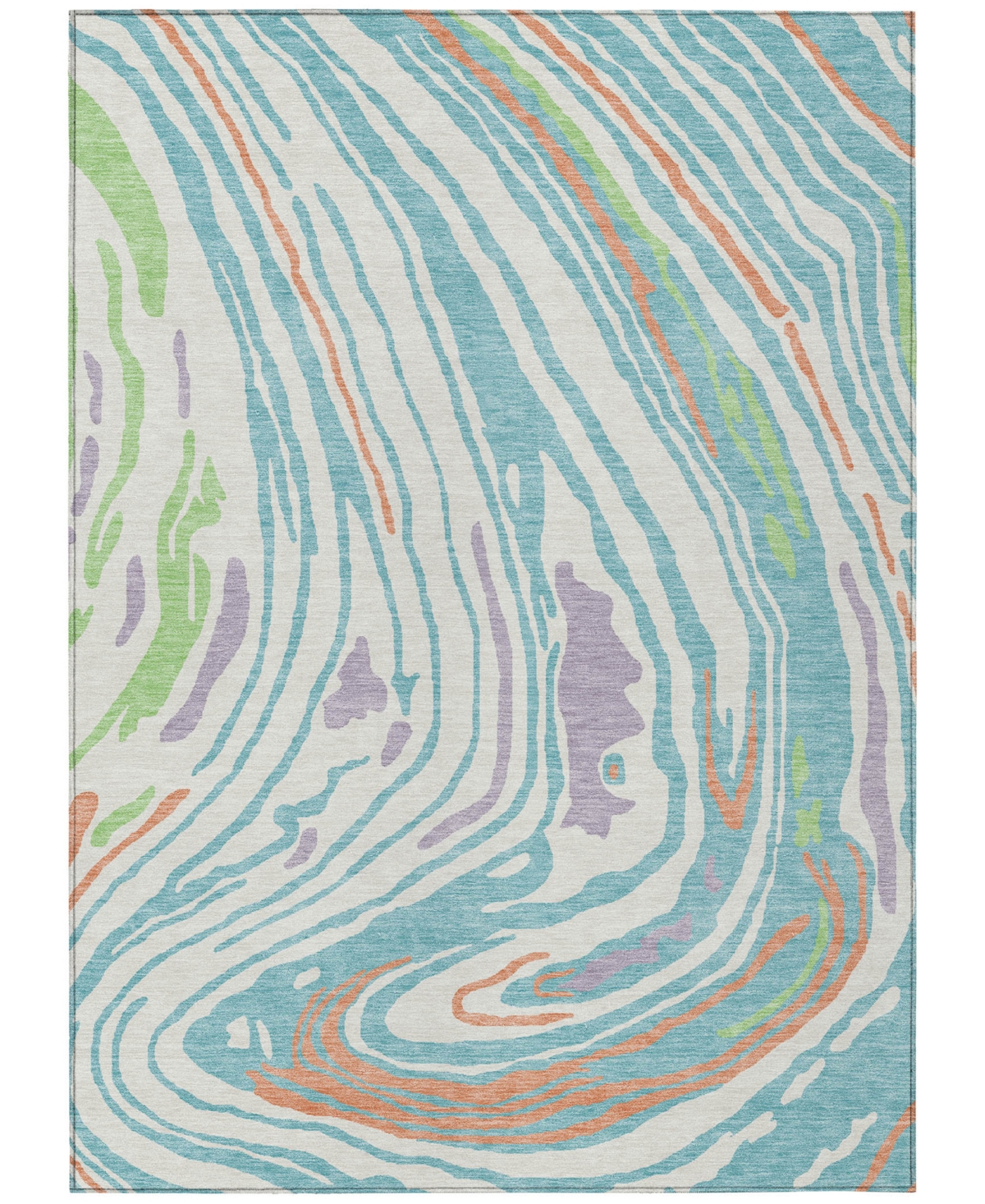 Addison Chantille Mahine Washable Acn1051 8'x10' Area Rug In Ivory
