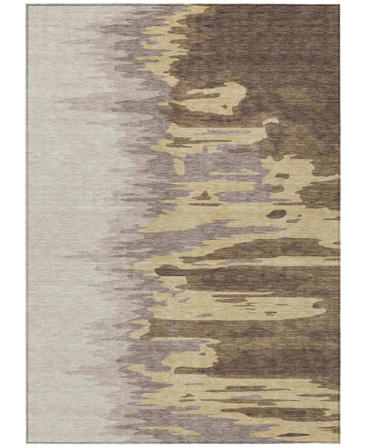 Addison Chantille Mahine Washable Acn1050 8'x10' Area Rug In Coffee