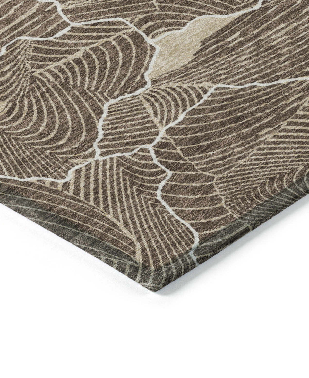 Addison Chantille Mahine Washable Acn1048 8'x10' Area Rug In Brown