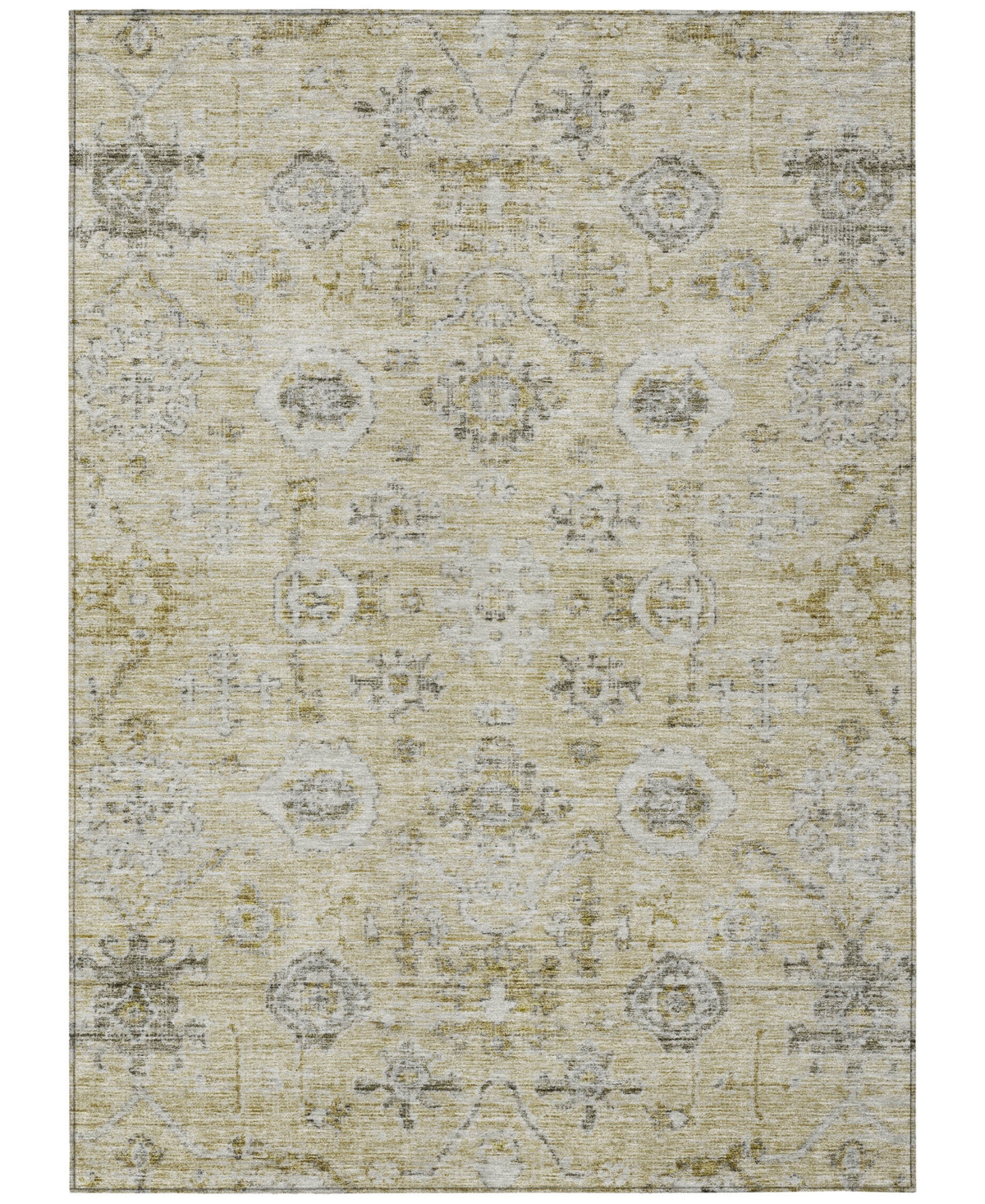 Addison Chantille Machine Washable Acn1110 8'x10' Area Rug In Beige