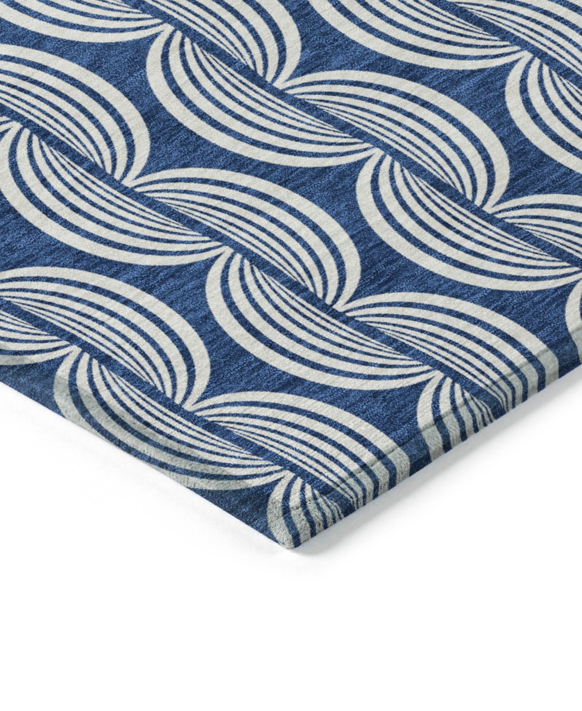 Addison Chantille Mahine Washable Acn1055 3'x5' Area Rug In Navy