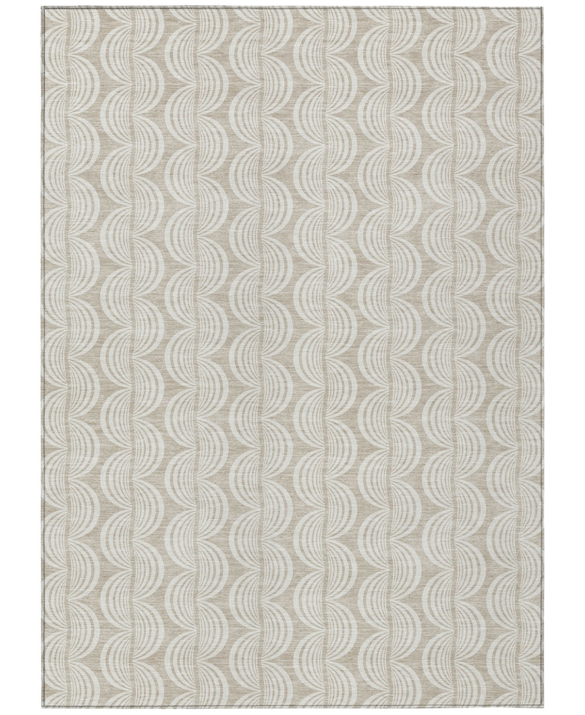 Addison Chantille Mahine Washable Acn1055 2'6"x3'10" Area Rug In Beige