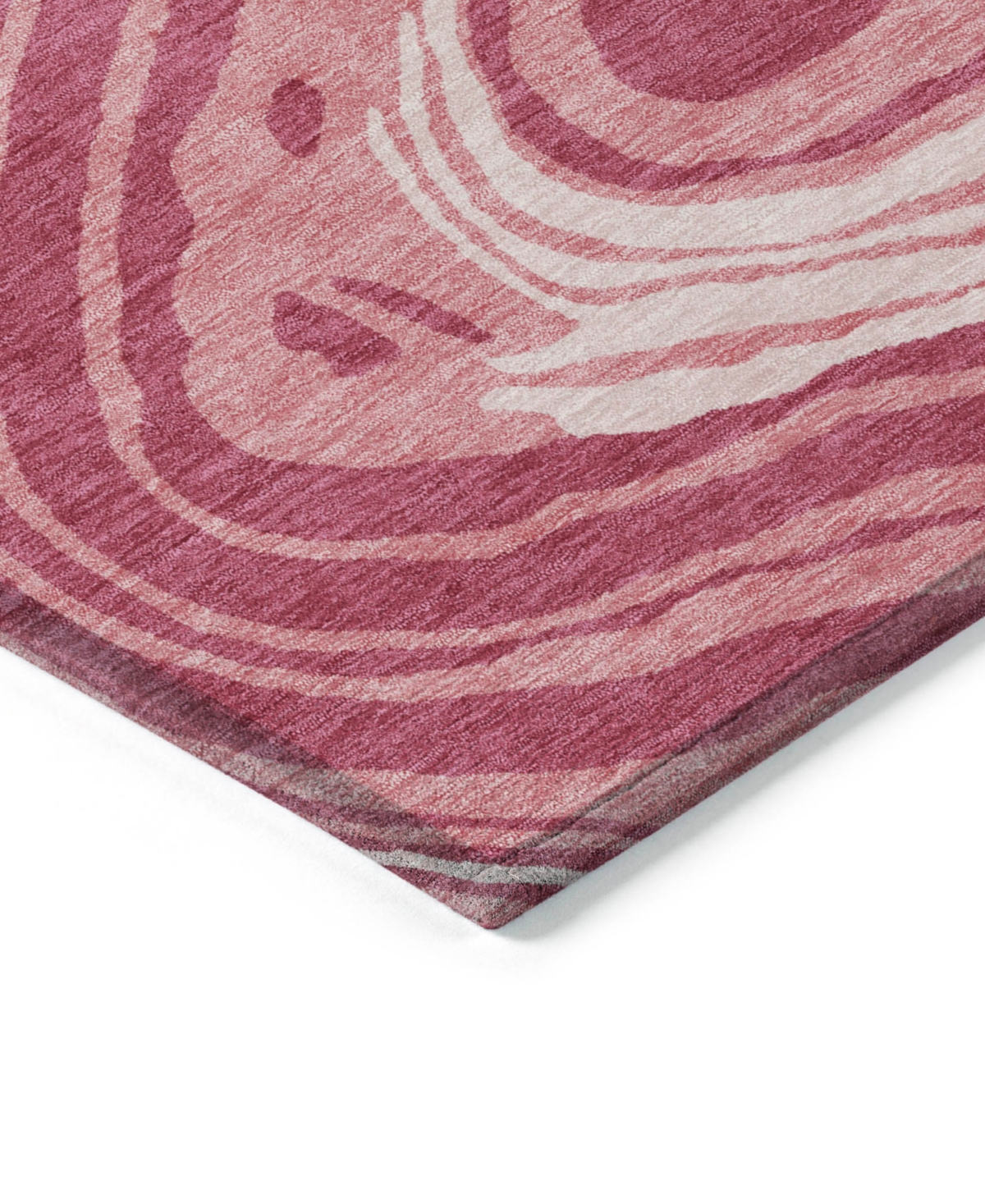 Addison Chantille Mahine Washable Acn1051 2'3"x7'6" Runner Area Rug In Rose