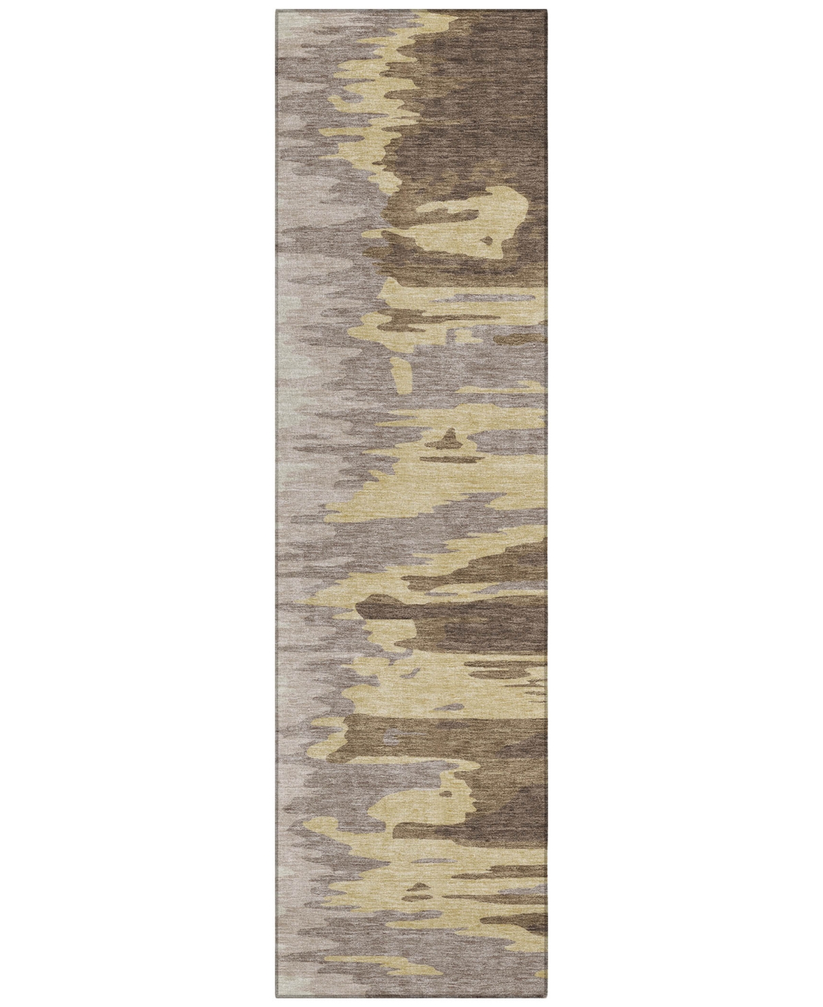Addison Chantille Mahine Washable Acn1050 2'3"x7'6" Runner Area Rug In Coffee