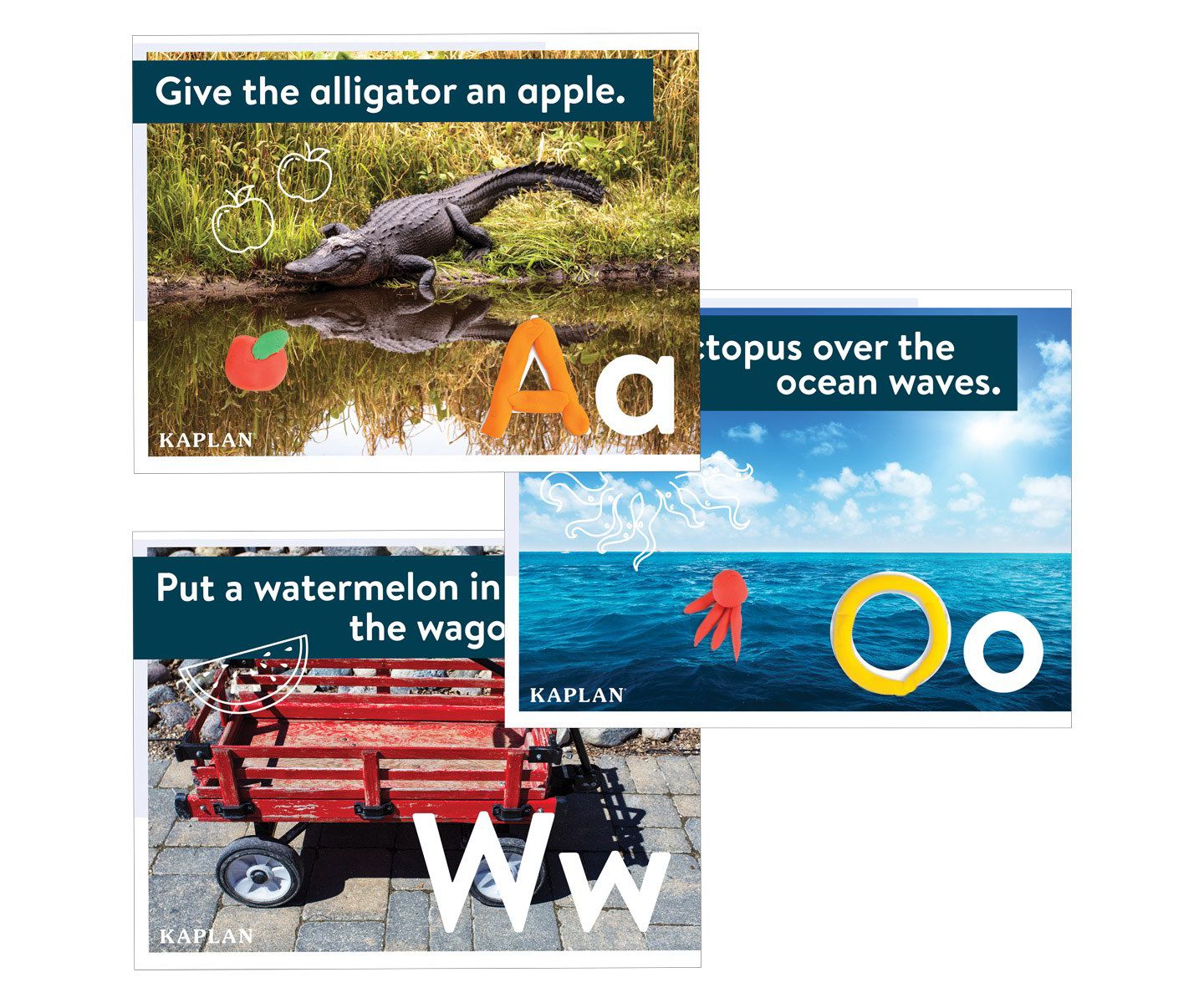 Детские игрушки Kaplan Early Learning Company Kaplan Dough Literacy Mats - Set of 26 — фото 4
