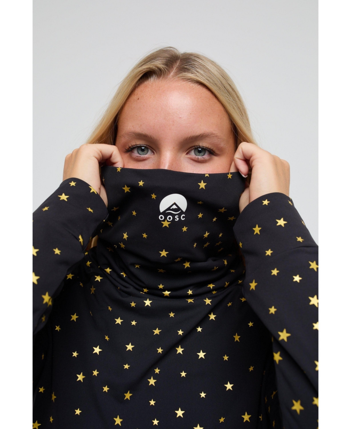 Oosc Clothing Women's High Neck Baselayer Top - Shining Star