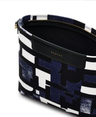 Southwell Gardens Abstract Geo Small Zip Top Crossbody Bag