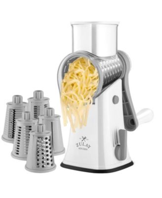 Rotary Cheese Grater with 5 Interchangeable Stainless Steel Blades