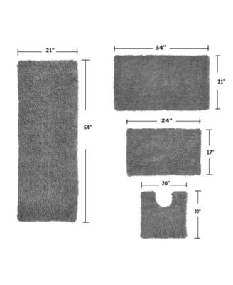 Fantasia 4-Pc. Bath Rug Set