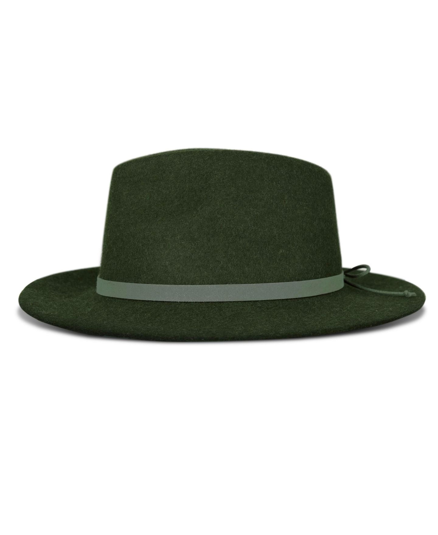 Женский головной убор Lucky Brand Wool Fedora Hat, цвет: Оливковый — фото 2