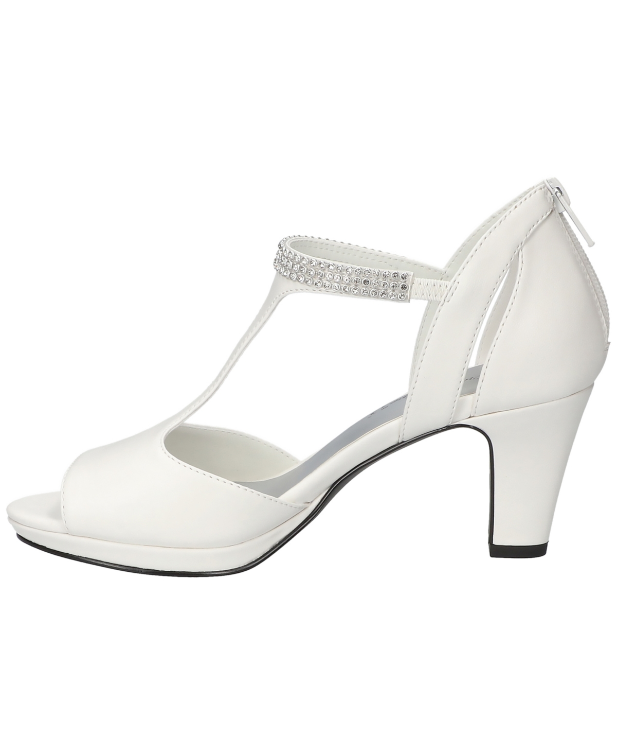 Easy Street Women's Flash Dress Heel Sandals In White