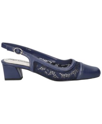 Women's Fortune Square Toe Slingback Pumps