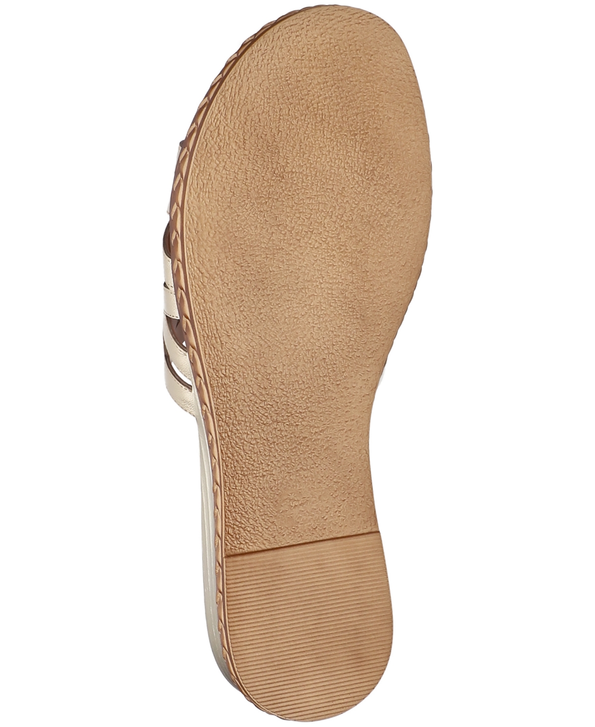 Easy Street Women's Edda Wedge Heel Sandals In Champagne