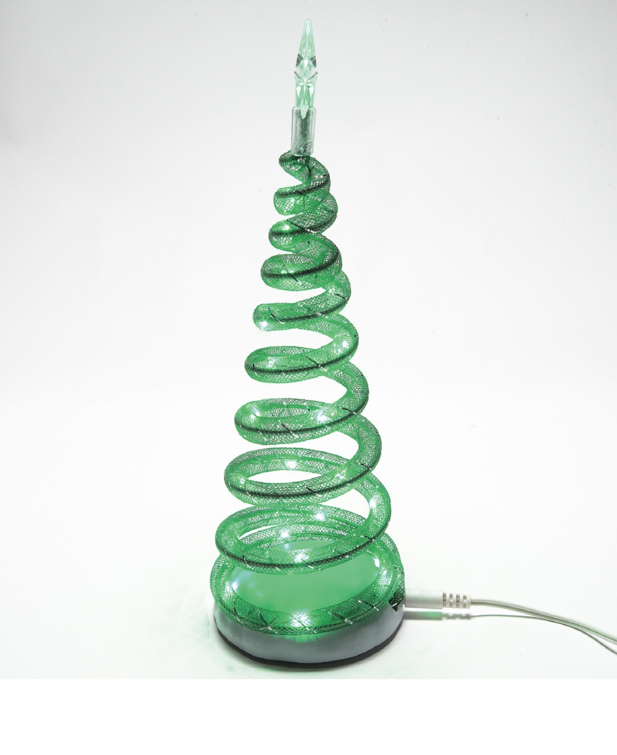 Department 56 Slight Light Emitting Diode Tree Green Village Accessory