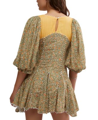 long sleeve pink sequin mini dress Rose Gold Sequin Plunging Neckline Mini Dress