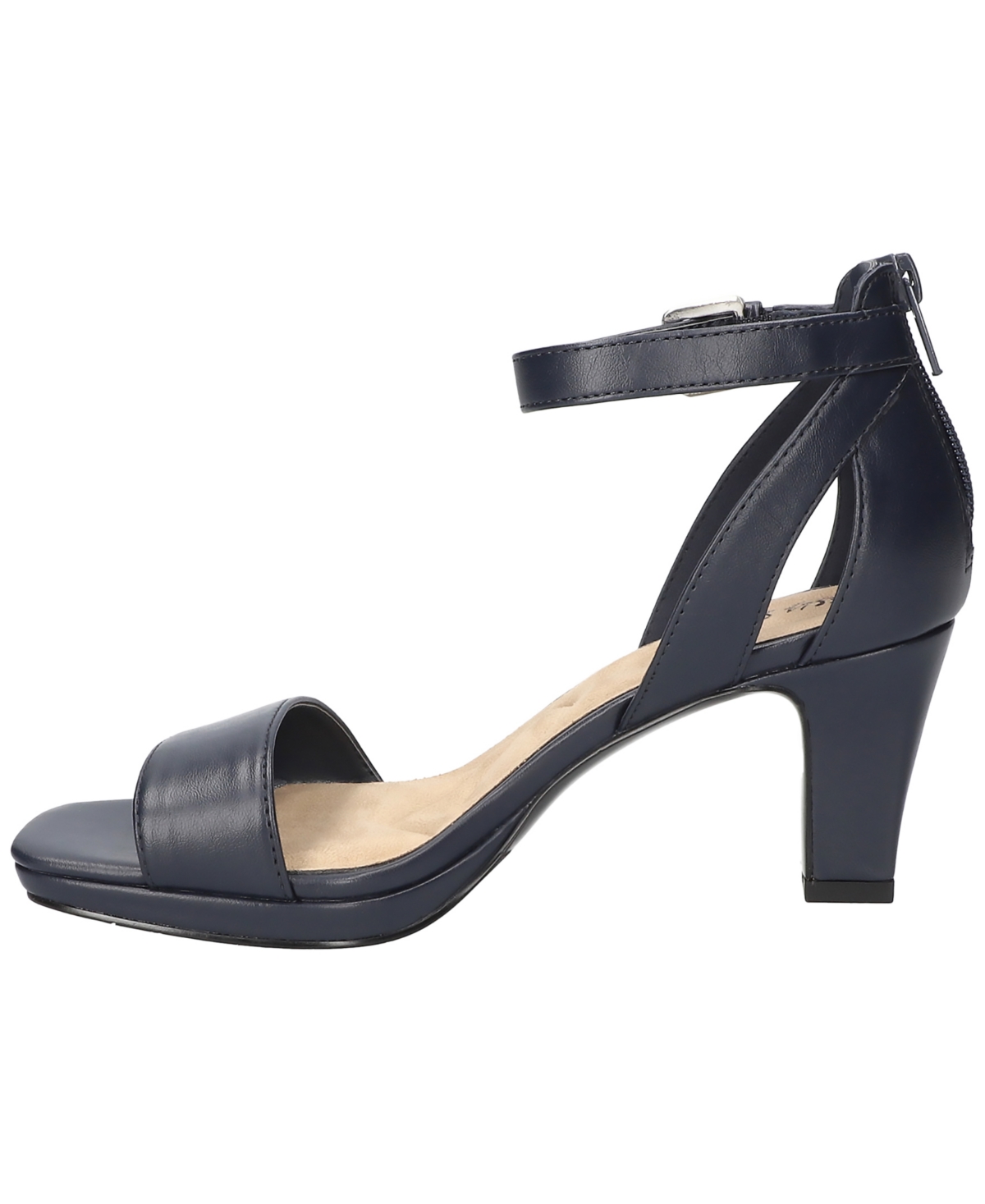 EASY STREET WOMEN'S RO SQUARE TOE HEELED SANDALS 