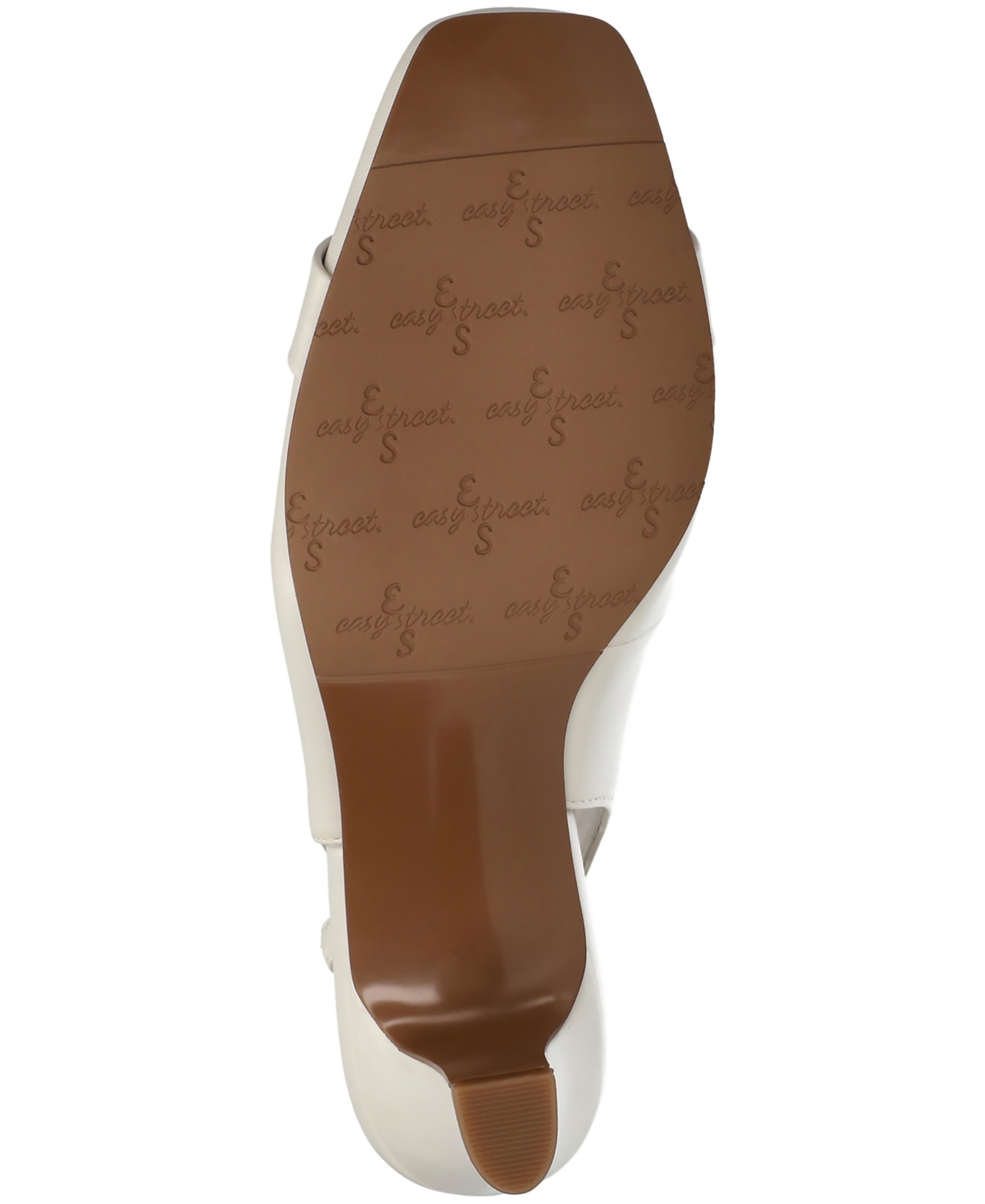 Shop Easy Street Women's Sway Square Toe Pumps In Bone