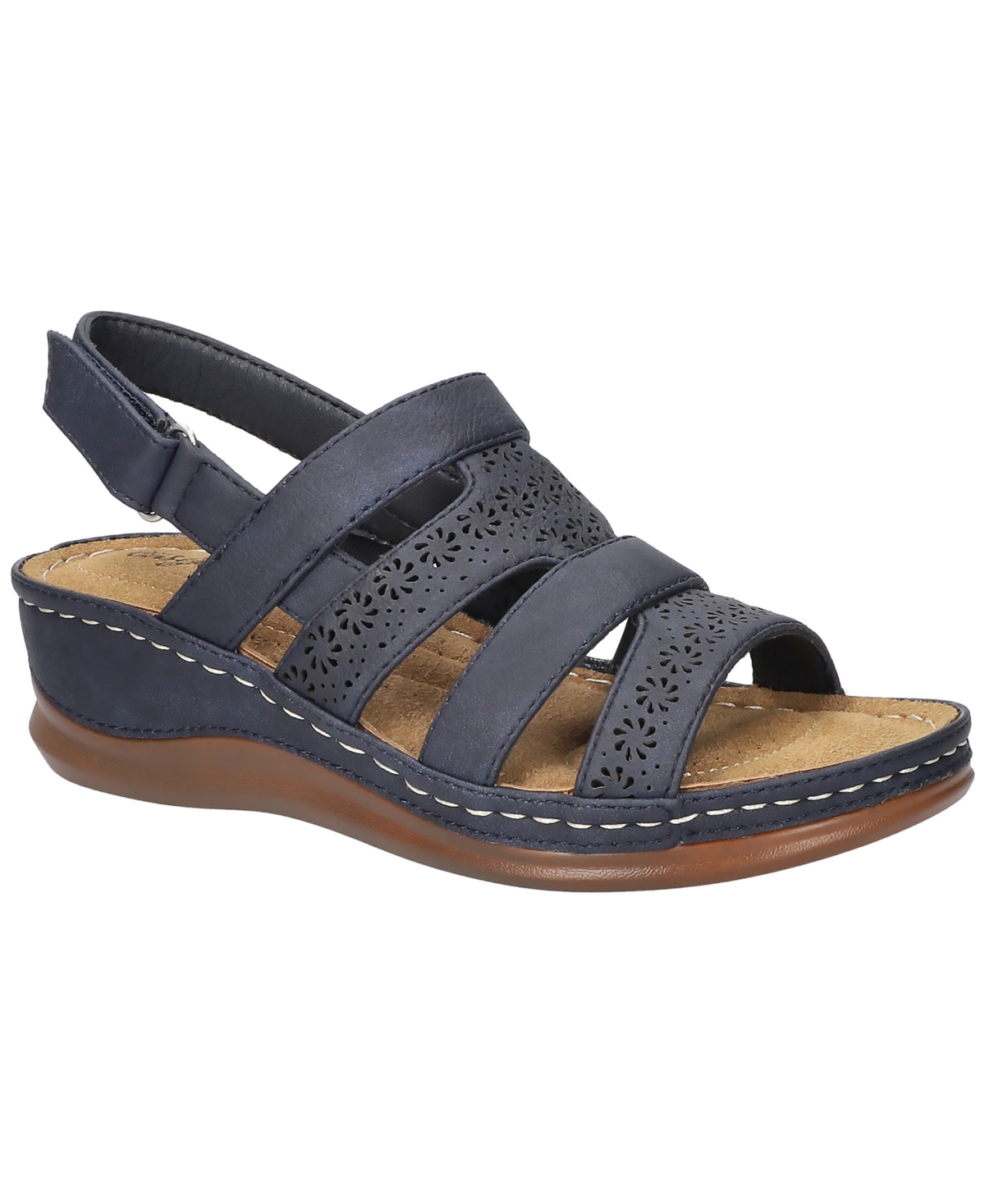 EASY STREET WOMEN'S ALEXI SLINGBACK WEDGE SANDALS 
