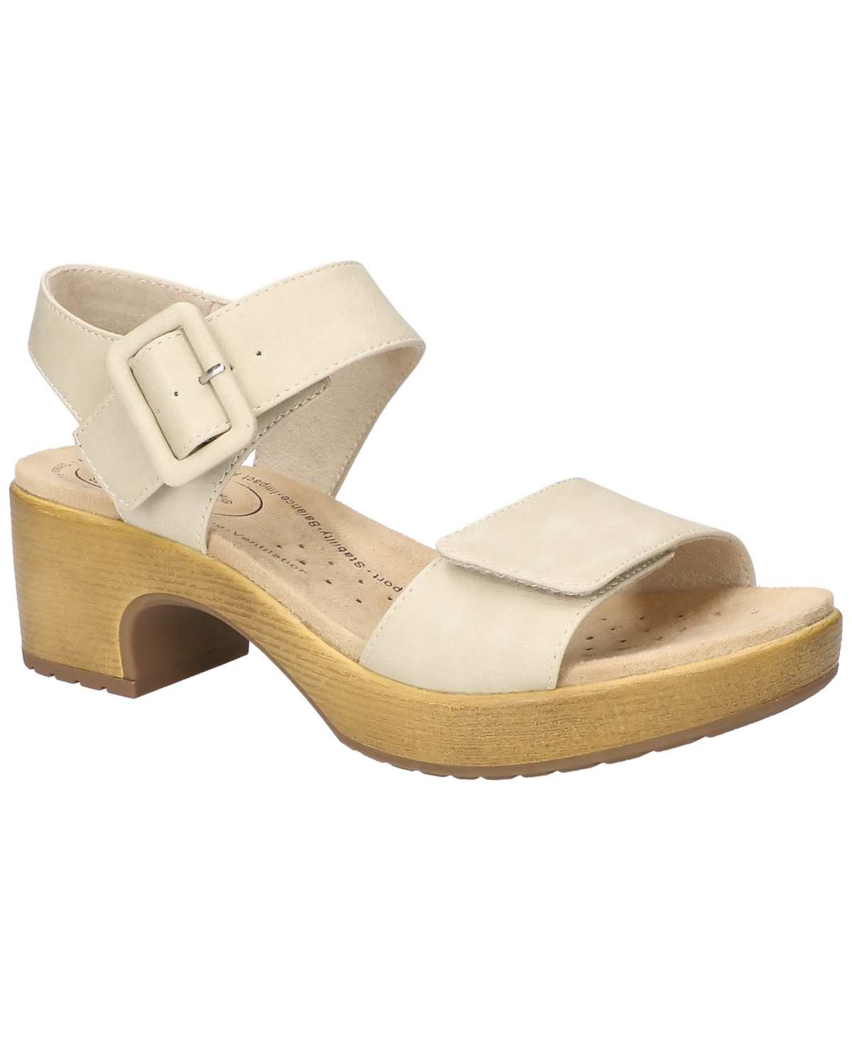Easy Street Women's Marva Slip-resistant Sandals In Stone