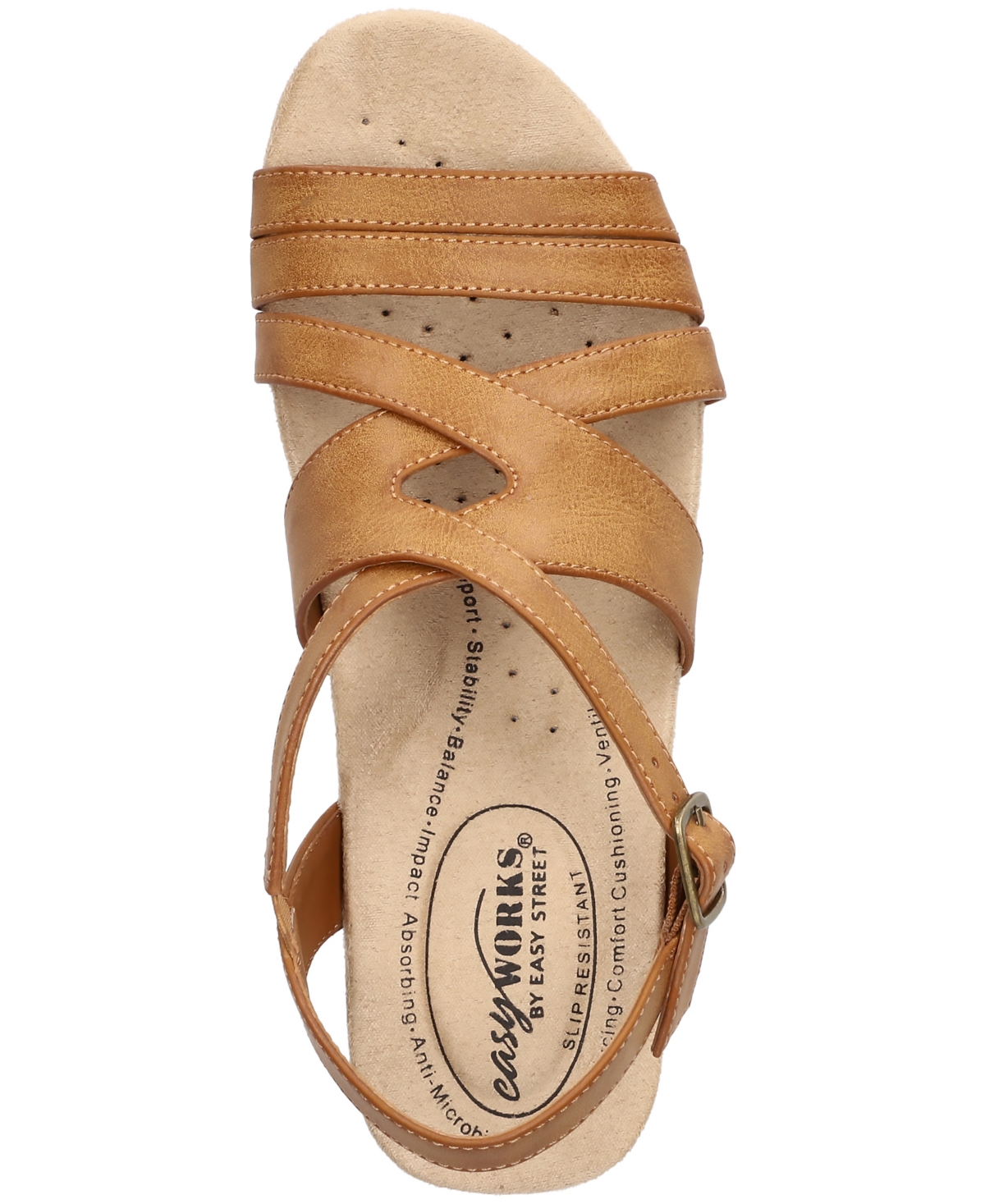 EASY STREET WOMEN'S ROSELLA SLIP-RESISTANT SANDALS 