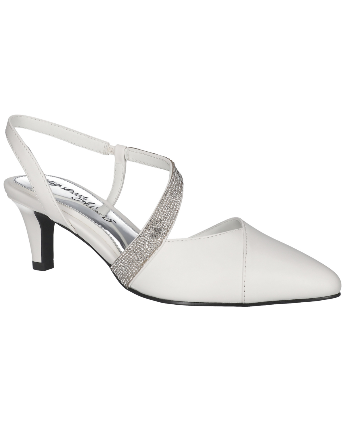Women's Emerald Slingback Pumps - White