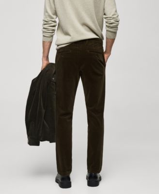 Men's Slim-Fit Corduroy Pants