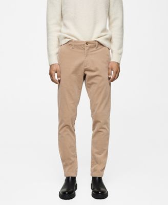 Men's Slim-Fit Corduroy Pants