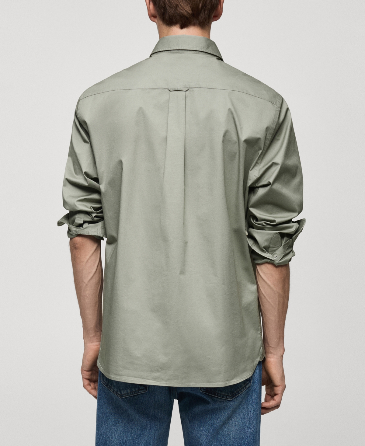 Mango Men's Regular-Fit Cotton Shirt