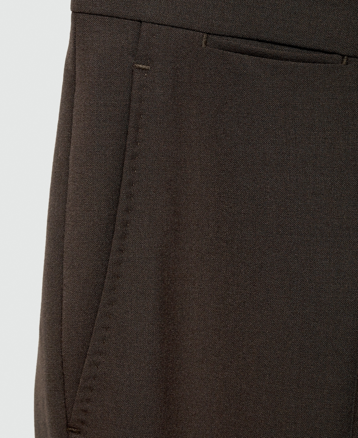 Mango Men's Wool Suit Pants