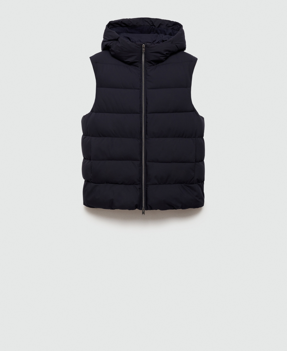 Mango Men's Water-repellent Quilted Vest In Dark Navy